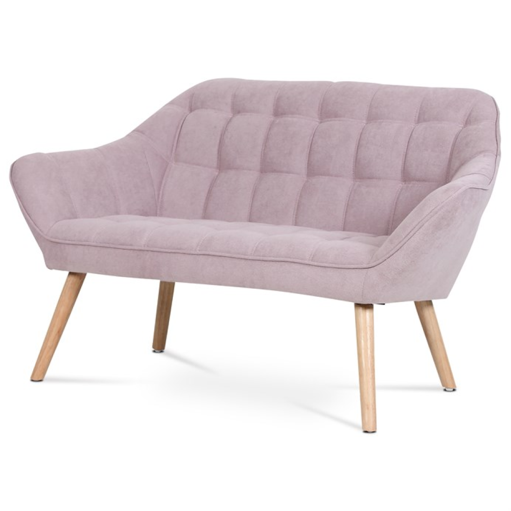 AK-322 PINK2 - Dvoumístná pohovka, růžová, látka, AK-322 PINK2