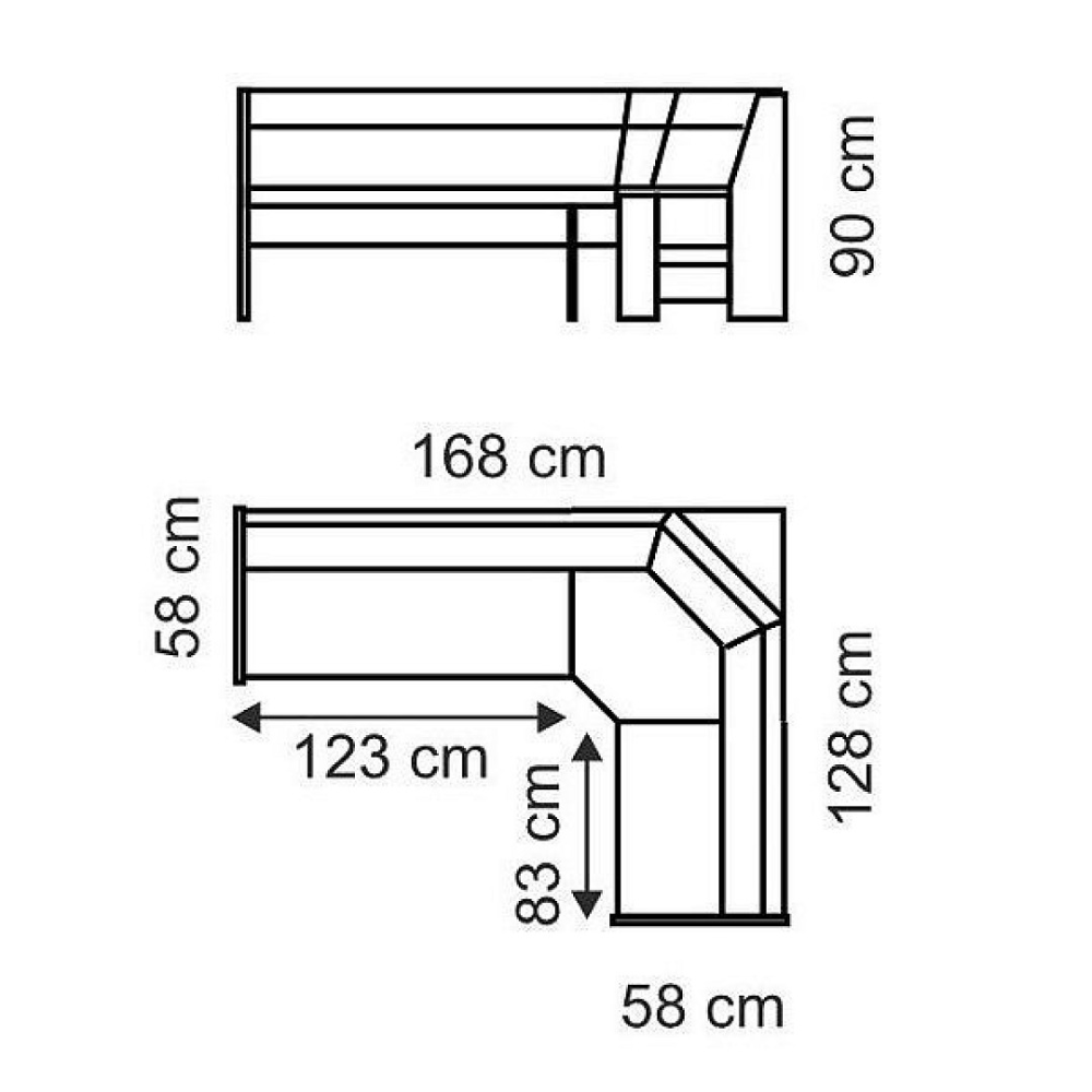 Rohová lavice DENIS