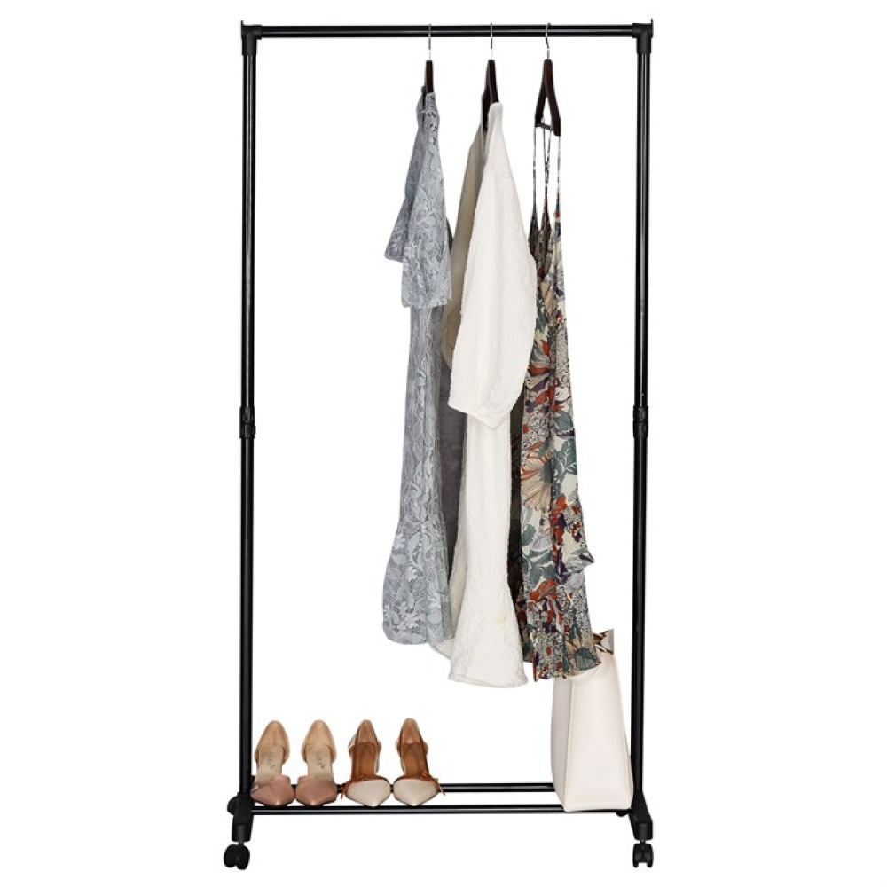 GD-157 BK - Stojan na šaty, plast, černá, GD-157 BK