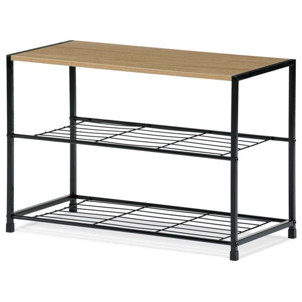 GD-413 OAK - Botník, mdf, hnědá, GD-413 OAK