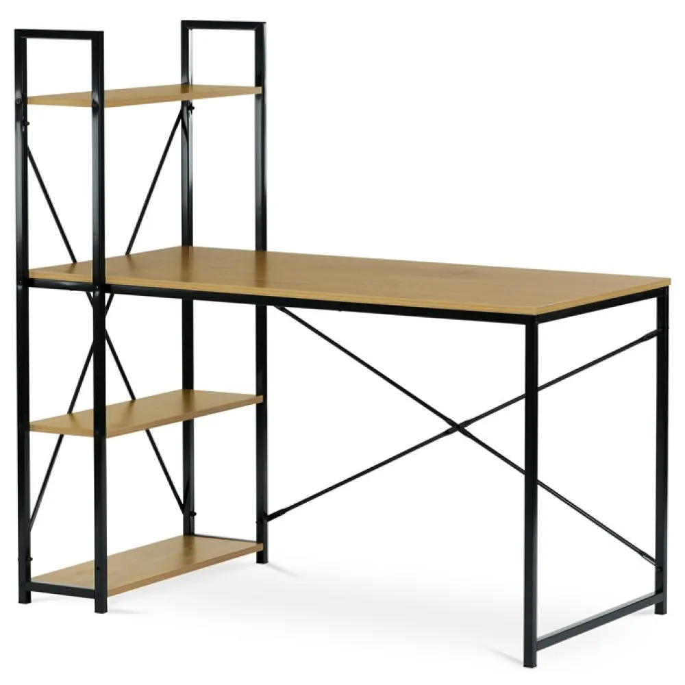 GD-520 OAK - Pracovní stůl 120x60cm, mdf, dub, GD-520 OAK