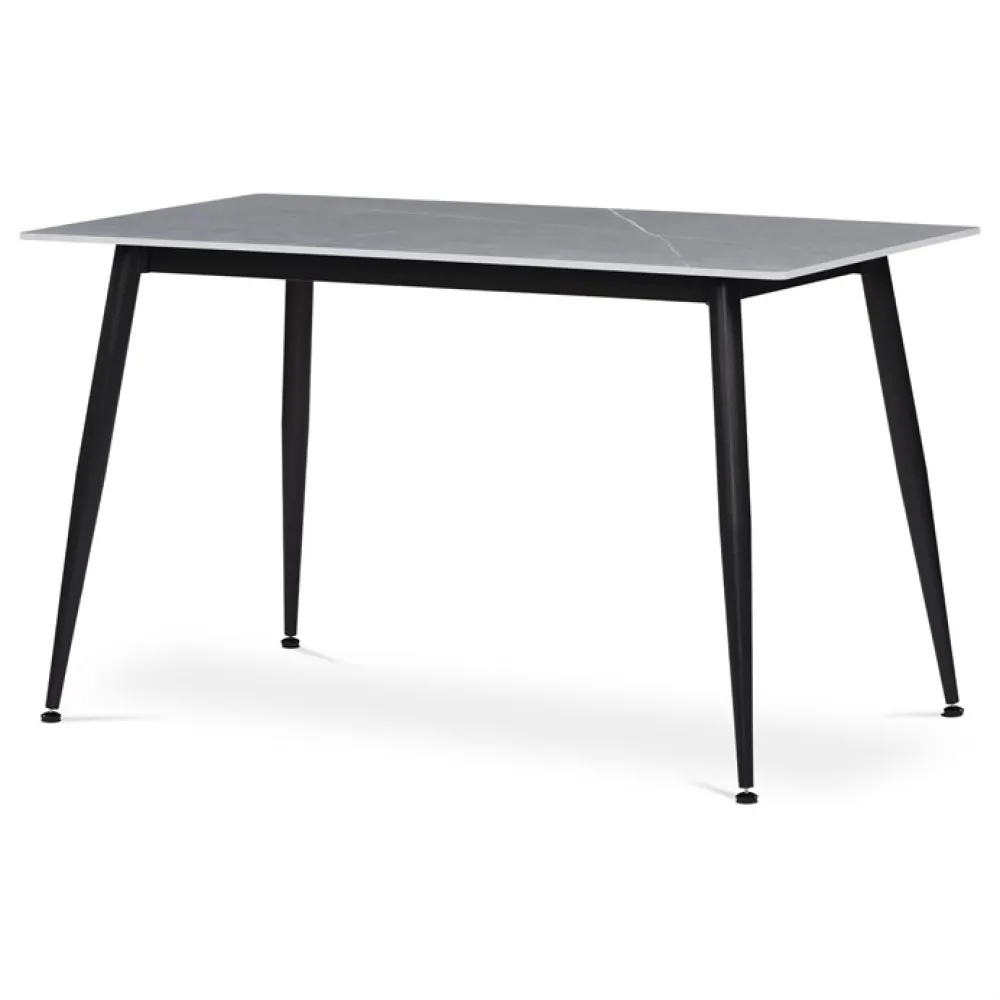 HT-403M GREY - Jídelní stůl 130x70cm, keramika, mramor, HT-403M GREY
