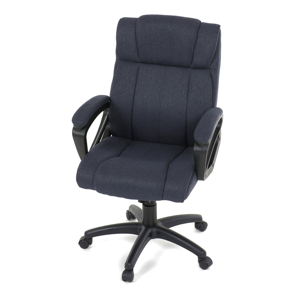 KA-C707 BLUE2 - Kancelářská židle, modrá látka, černý kříž
