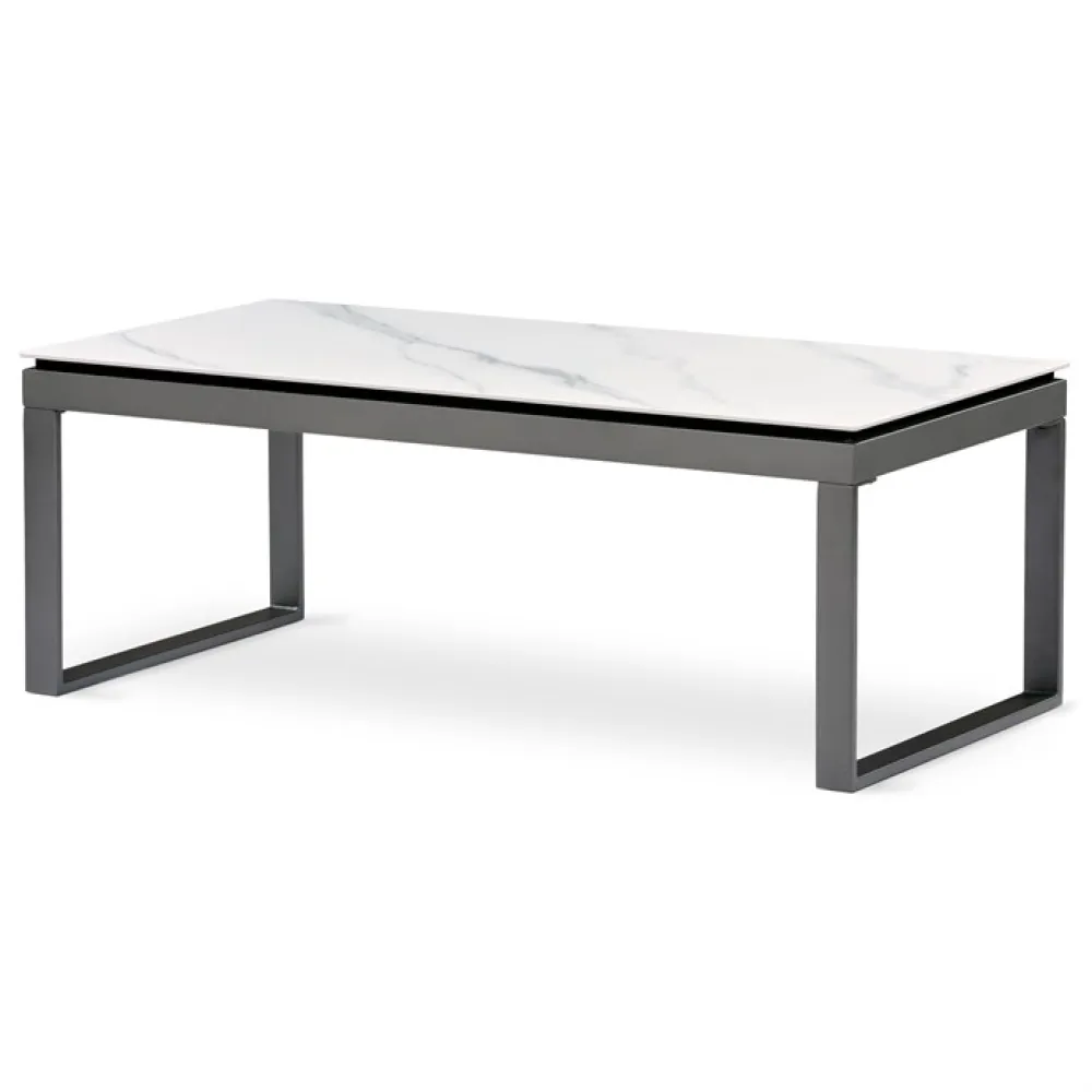 AHG-284 WT - Konferenční stolek 121x61x45cm, slinutá keramika, mramor, AHG-284 WT