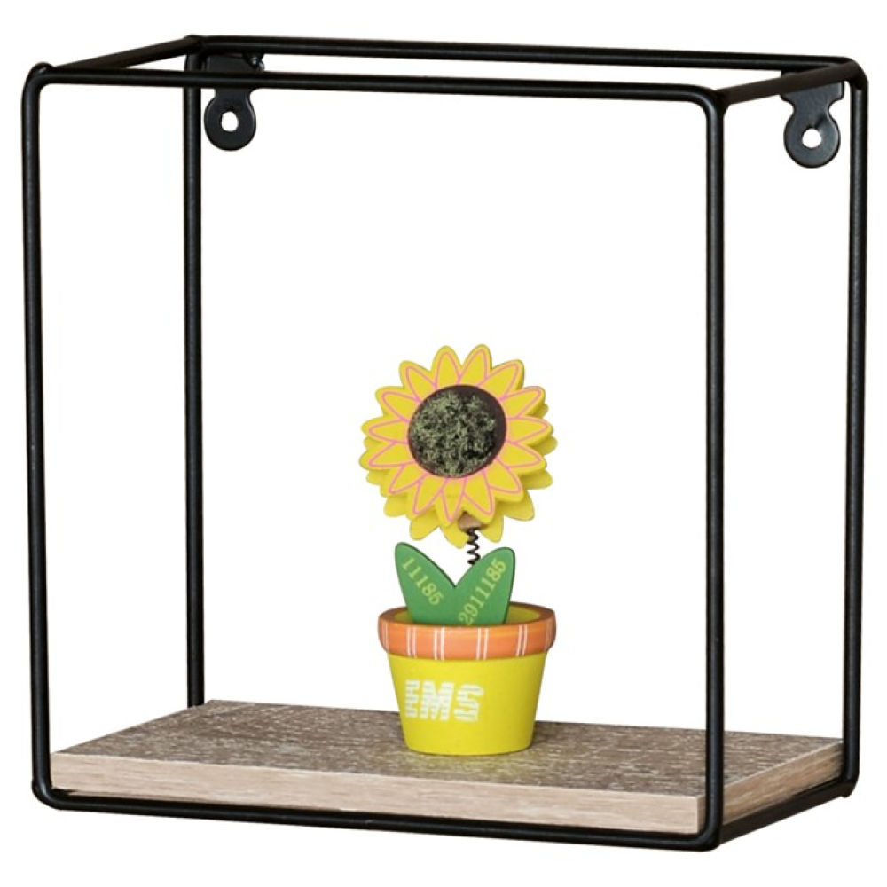 P-061 OAK - Polička, kov, hnědá, P-061 OAK