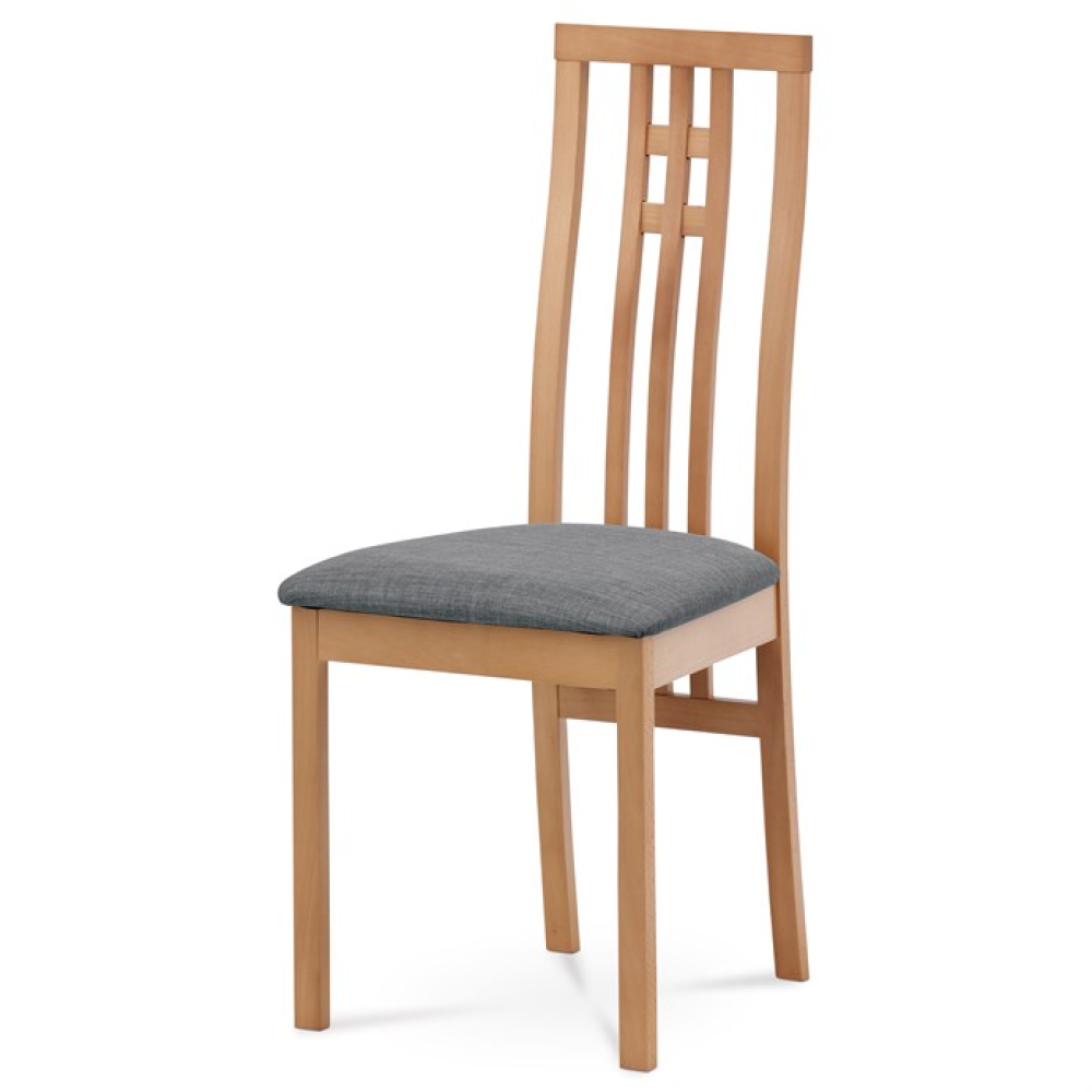 BC-2482 BUK3 - Jídelní židle, hnědá, masiv, BC-2482 BUK3