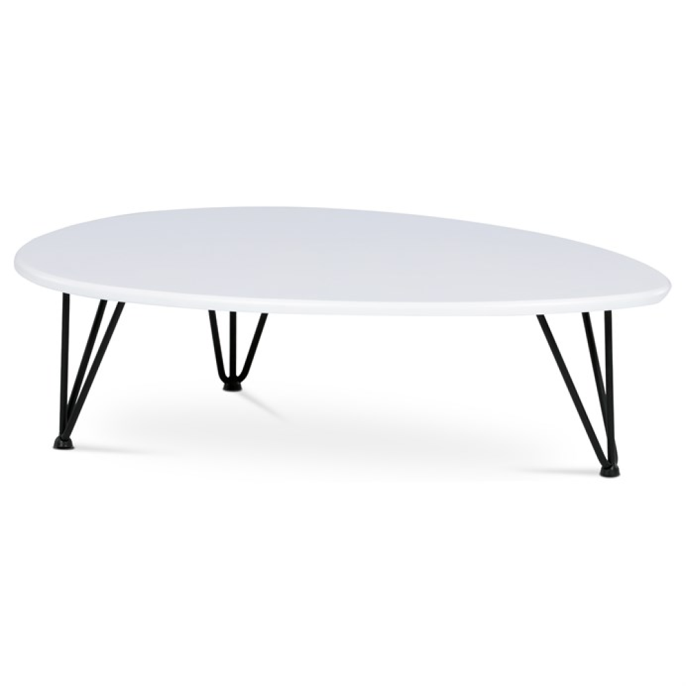 AF-3013 WT - Konferenční stolek 94x69cm, mdf, bílá, AF-3013 WT