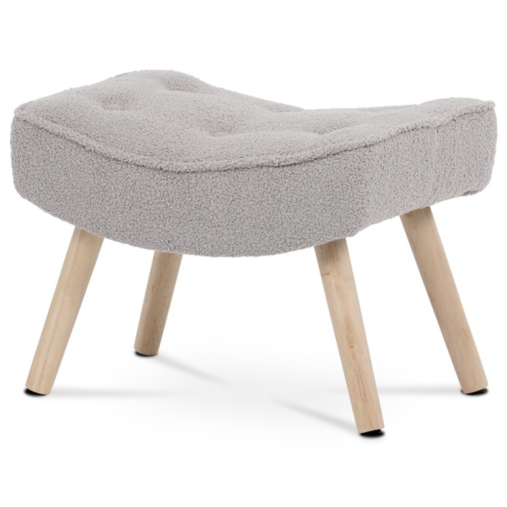 AK-309P GREY2 - Podnožka, šedá látka, AK-309P GREY2