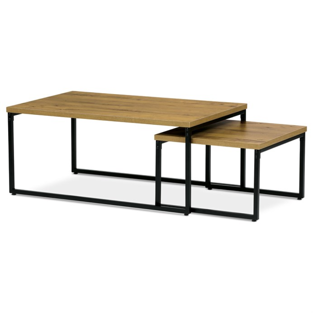 CT-619 OAK - Konferenční stolek 100x60x43cm, mdf, dub, CT-619 OAK