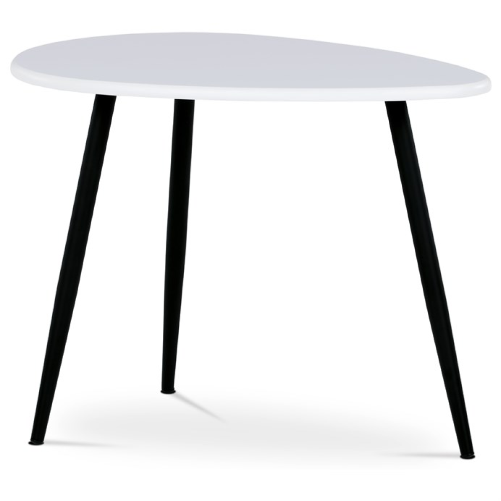 AF-3011 WT - Odkládací stolek 60x40cm, mdf, bílá, AF-3011 WT