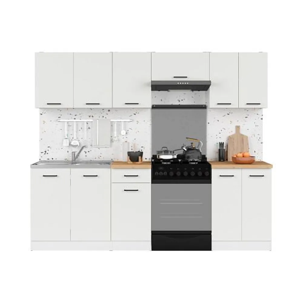 Kuchyň JUNONA MODUL VERZE2 BBL TAFLA 240 cm