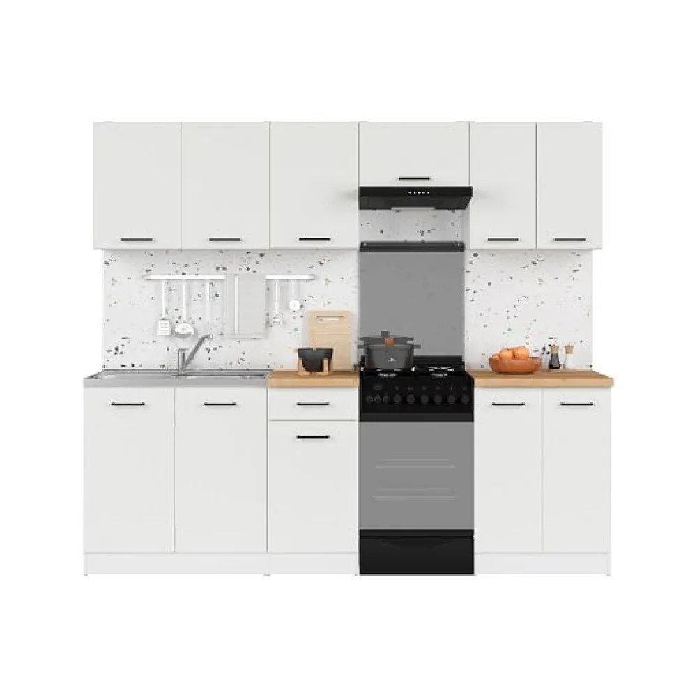 Kuchyň JUNONA MODUL VERZE2 BBL TAFLA 230 cm