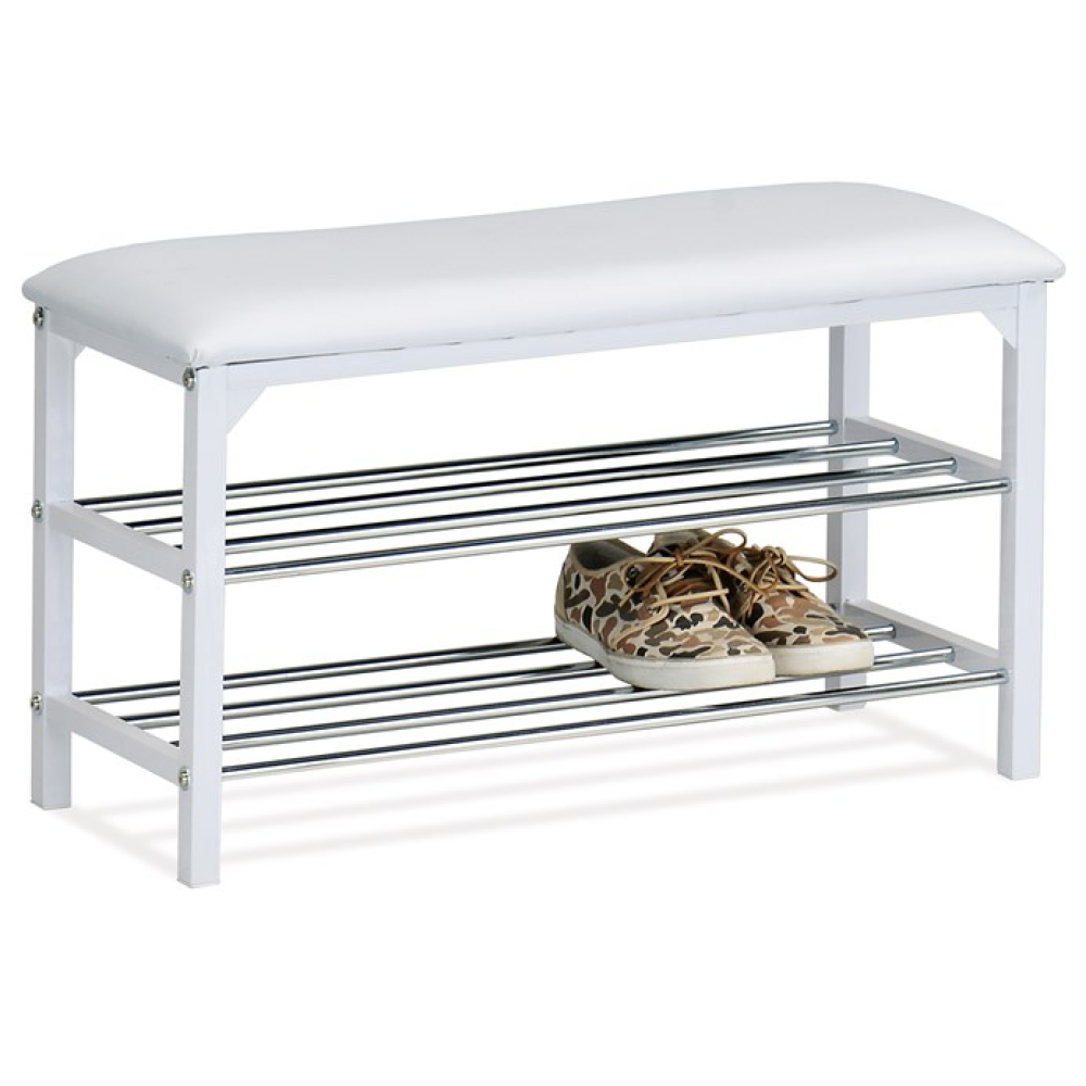 83168-13 WT - Botník, kov, bílá, 83168-13 WT