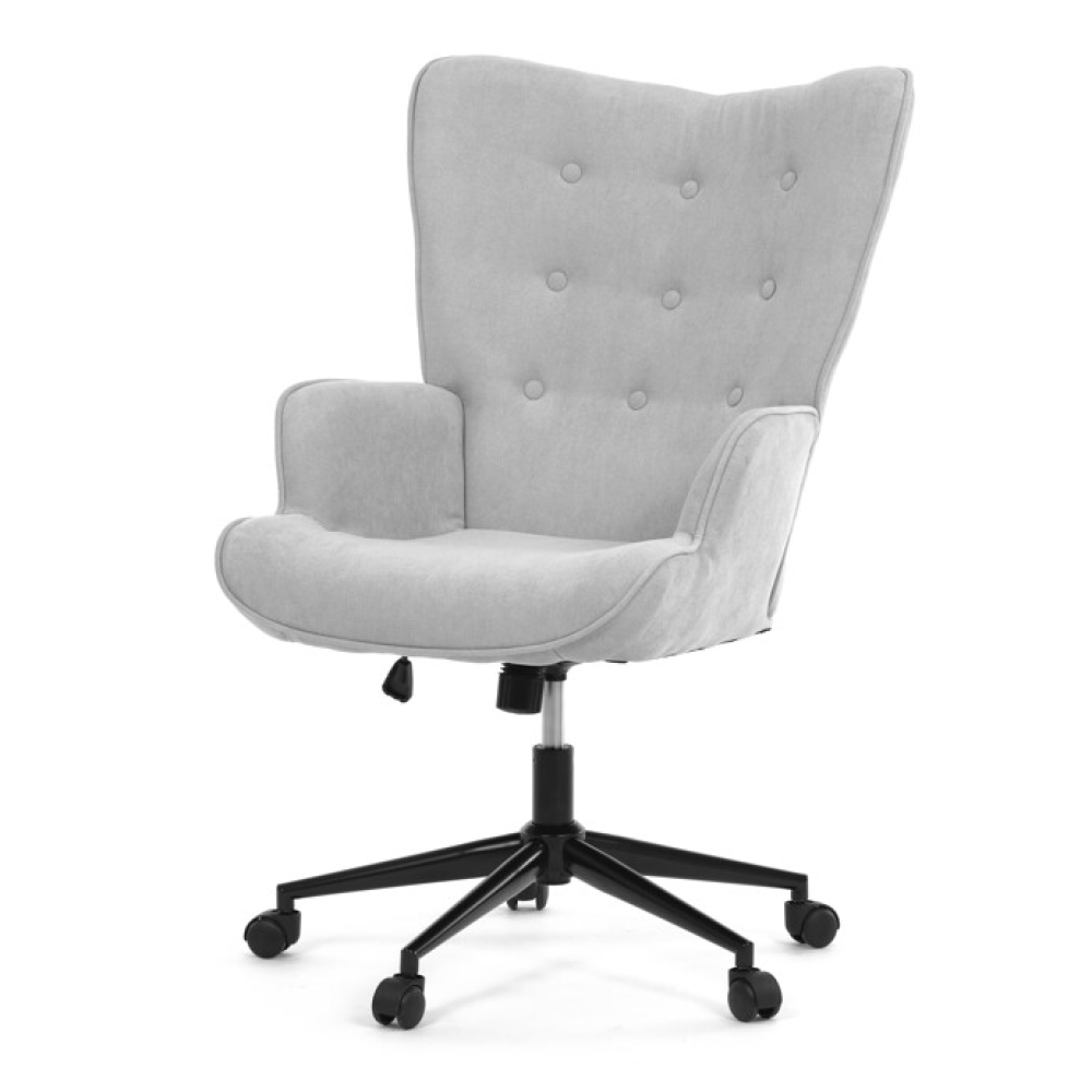 AK-491 SIL2 - Kancelářské křeslo, šedá, látka, AK-491 SIL2