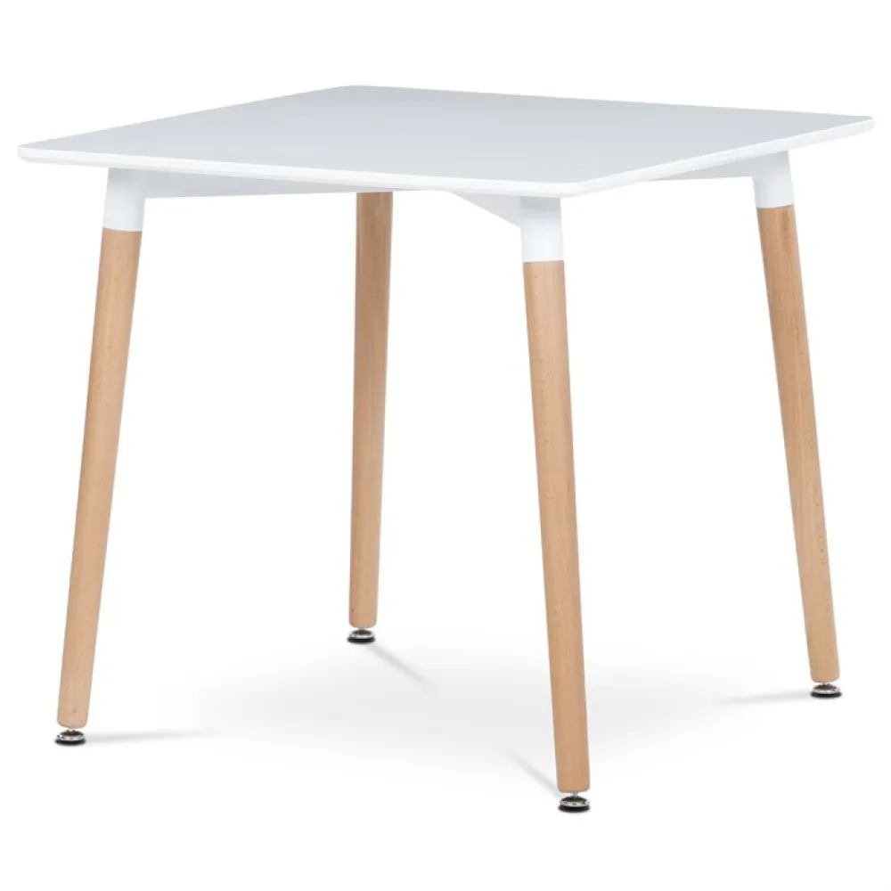 DT-303 WT - Jídelní stůl 80x80cm, mdf DT-303 WT