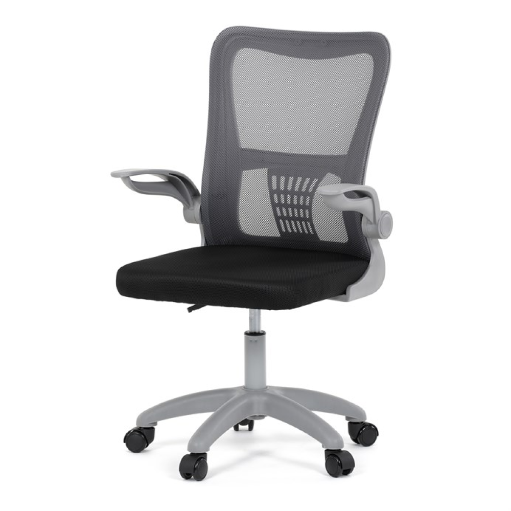 KA-K2008 GREY - Dětská židle, výškově nastavitelná, šedá síťovina, KA-K2008 GREY