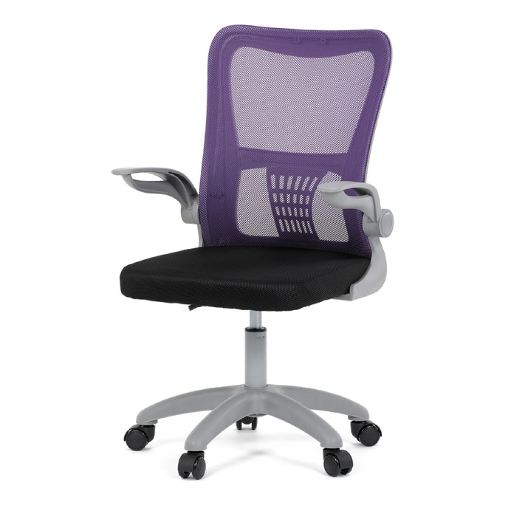 KA-K2008 PUR - Dětská židle, výškově nastavitelná, fialová síťovina, KA-K2008 PUR