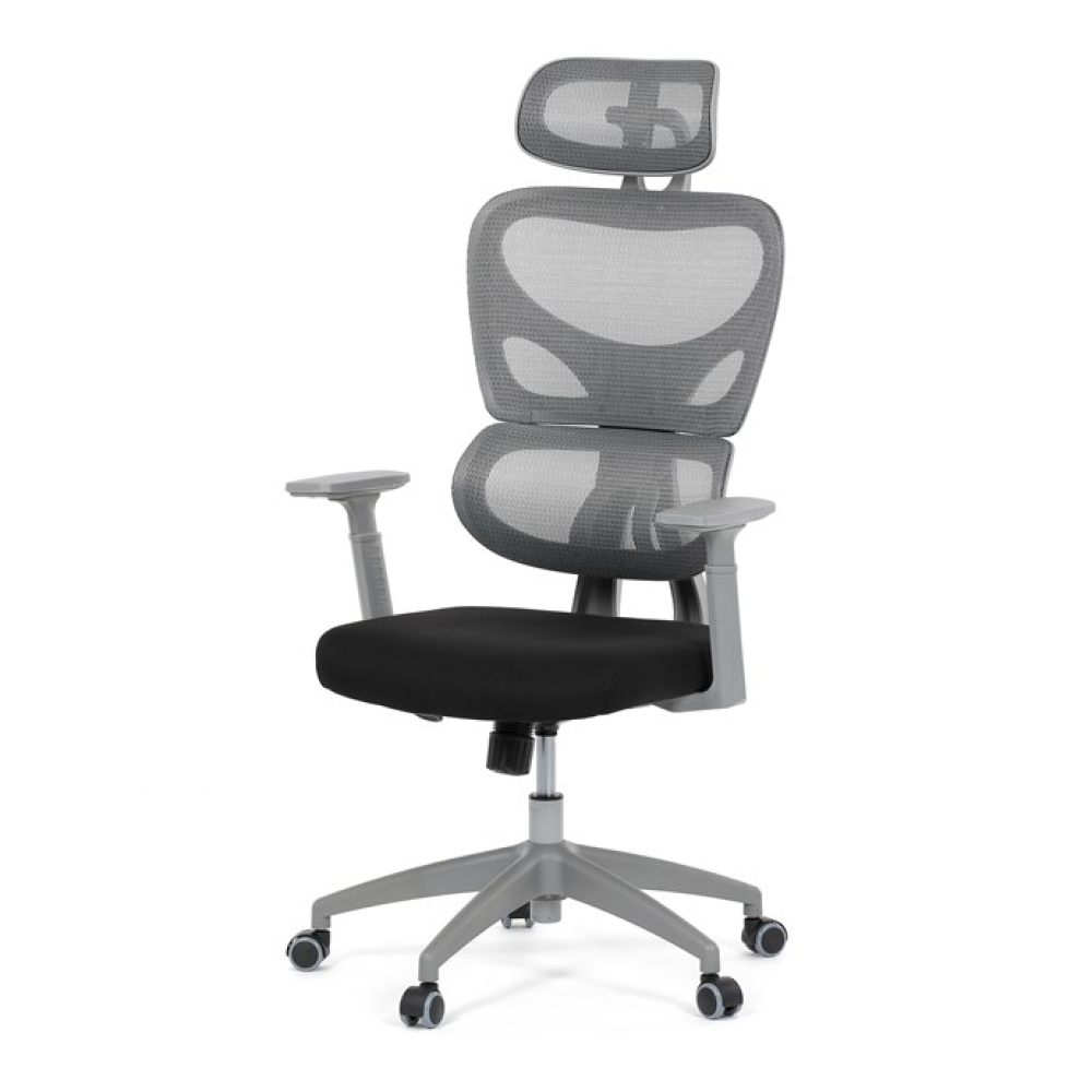 KA-K2081 GREY - Kancelářská židle, houpací mechanismus, šedá, KA-K2081 GREY