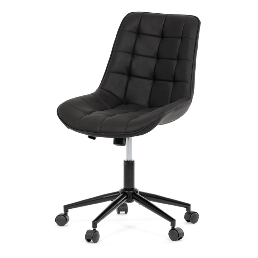 KA-V3120 BK3 - Pracovní židle, výškově nastavitelná, černá látka, KA-V3120 BK3