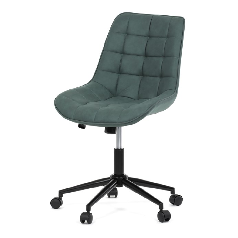 KA-V3120 GRN3 - Pracovní židle, výškově nastavitelná, zelená látka, KA-V3120 GRN3