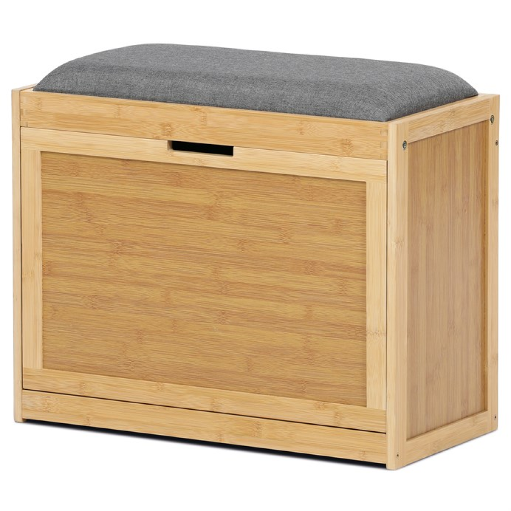 DR-N1014 GREY2 - Botník, bambus, přírodní, DR-N1014 GREY2