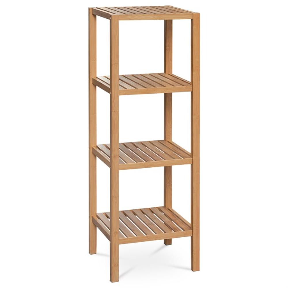 DR-011-4 - Regál, masiv, hnědá, DR-011-4