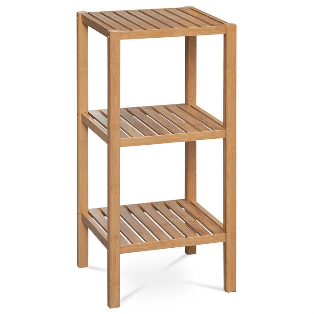 DR-011-5 - Regál, masiv, hnědá, DR-011-5