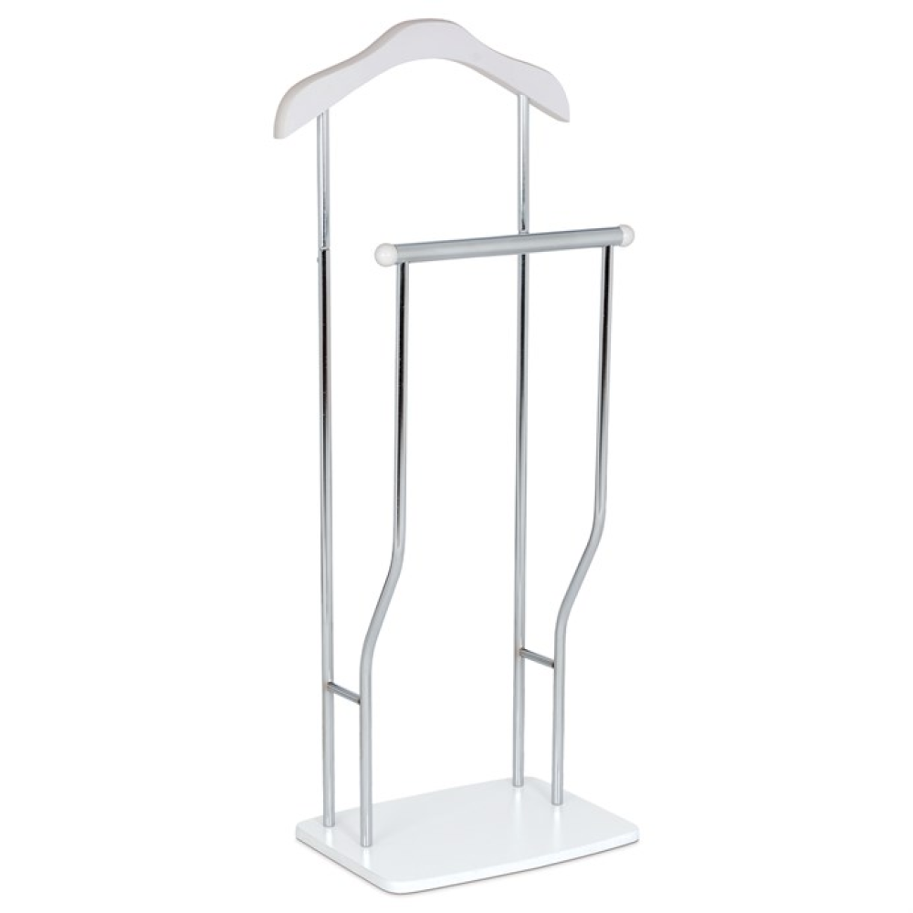 84444 WT - Němý sluha, kov, bílá, 84444 WT