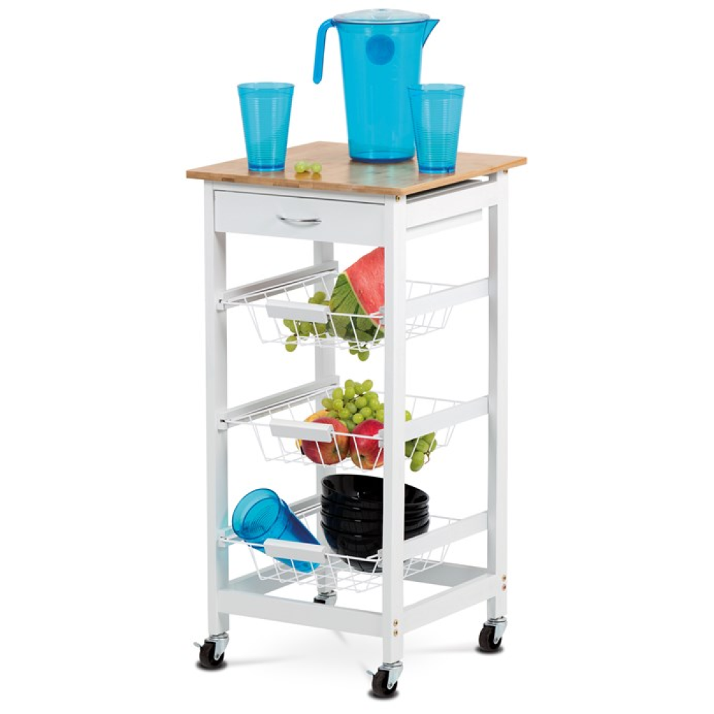 DR-043 - Regál, mdf, bílá, DR-043