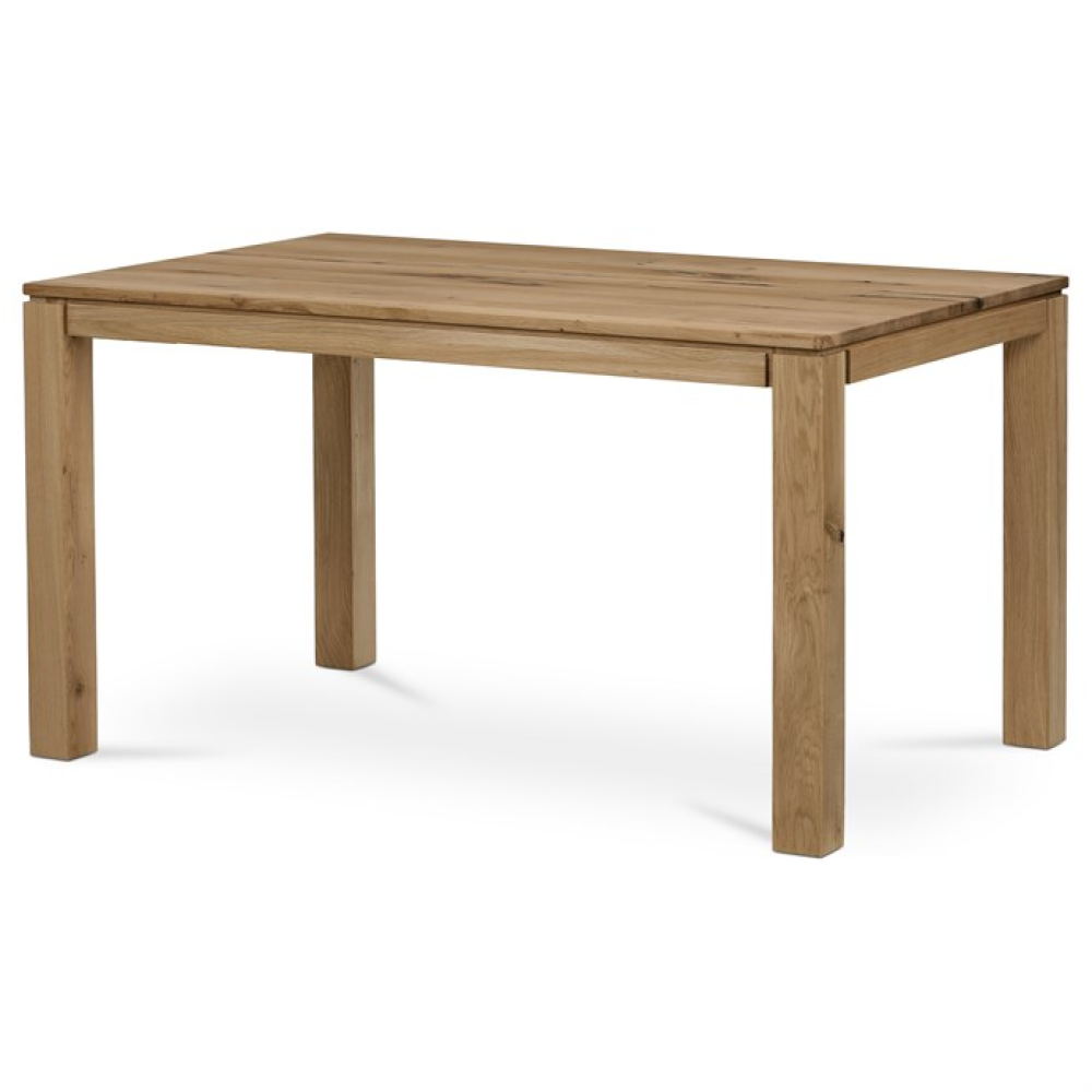 DS-F140 DUB - Jídelní stůl 140x80cm, masiv, dub, DS-F140 DUB