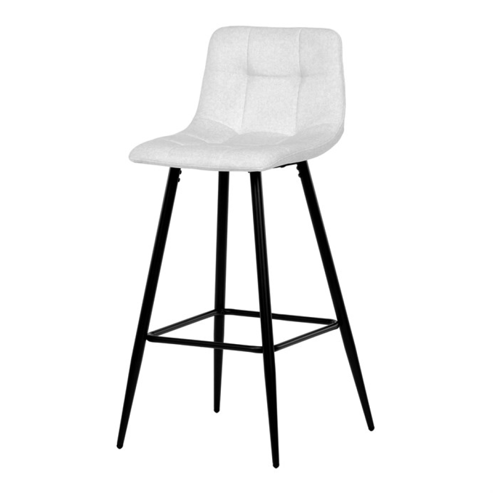 AUB-X7015 WT2 - Barová židle, bílá, látka,AUB-X7015 WT2