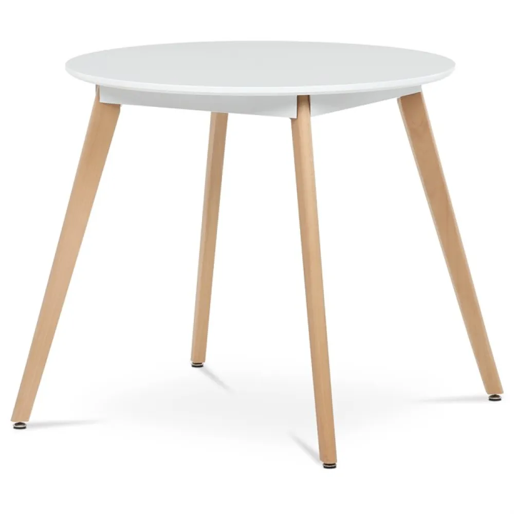 DT-316 WT - Kulatý jídelní stůl 80x80cm, mdf DT-316 WT