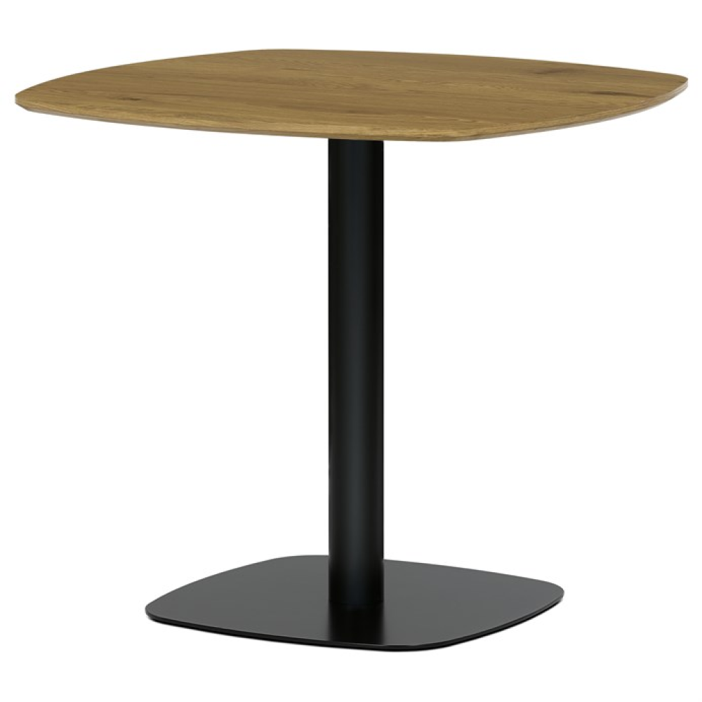 DT-X7117 OAK - Jídelní stůl 80x80cm, mdf, dub, DT-X7117 OAK