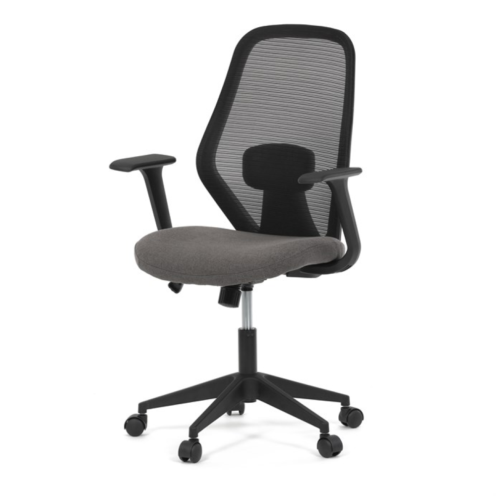 KA-V3149 BK - Kancelářská židle, houpací mechanismus, černá síťovina, KA-V3149 BK