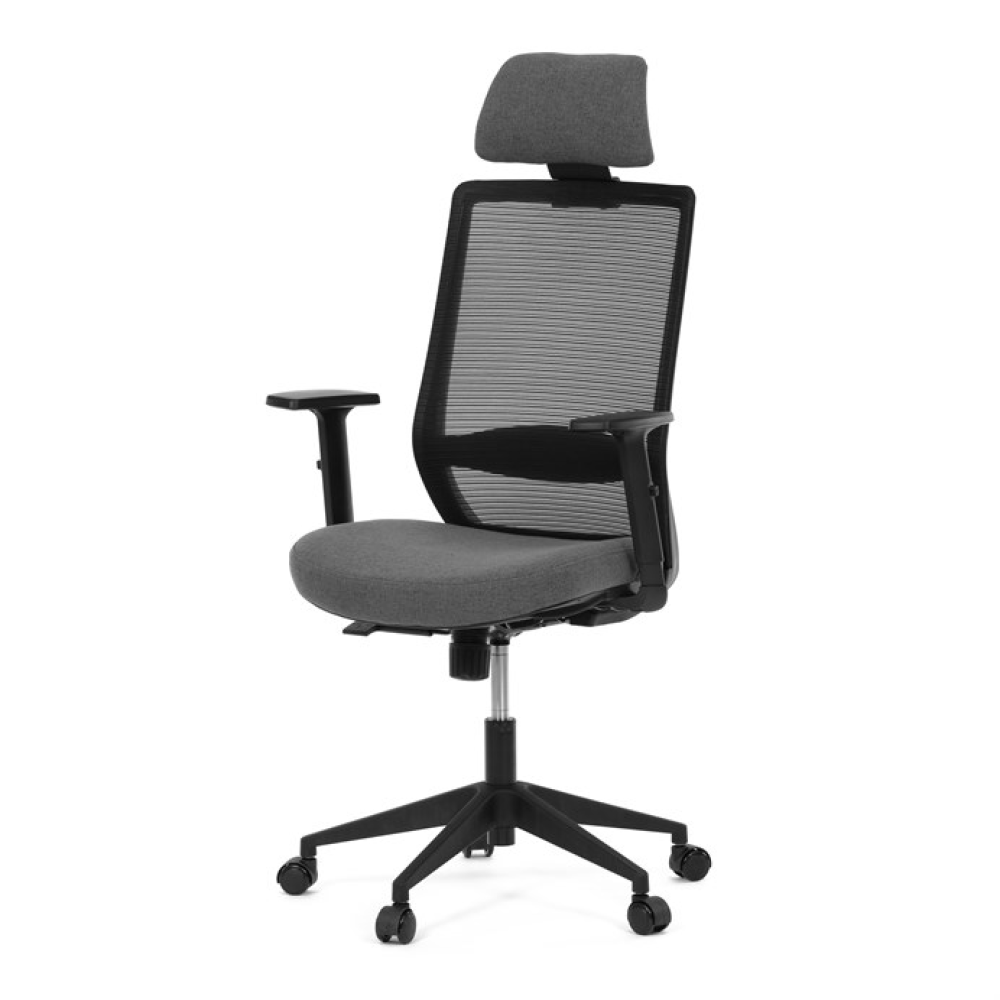 KA-V3329 BK - Kancelářská židle, synchronní mechanismus, černá síťovina, KA-V3329 BK