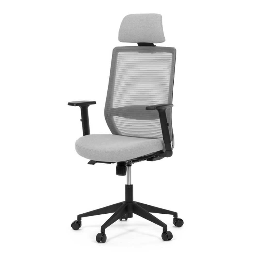 KA-V3329 GREY - Kancelářská židle, synchronní mechanismus, šedá síťovina, KA-V3329 GREY