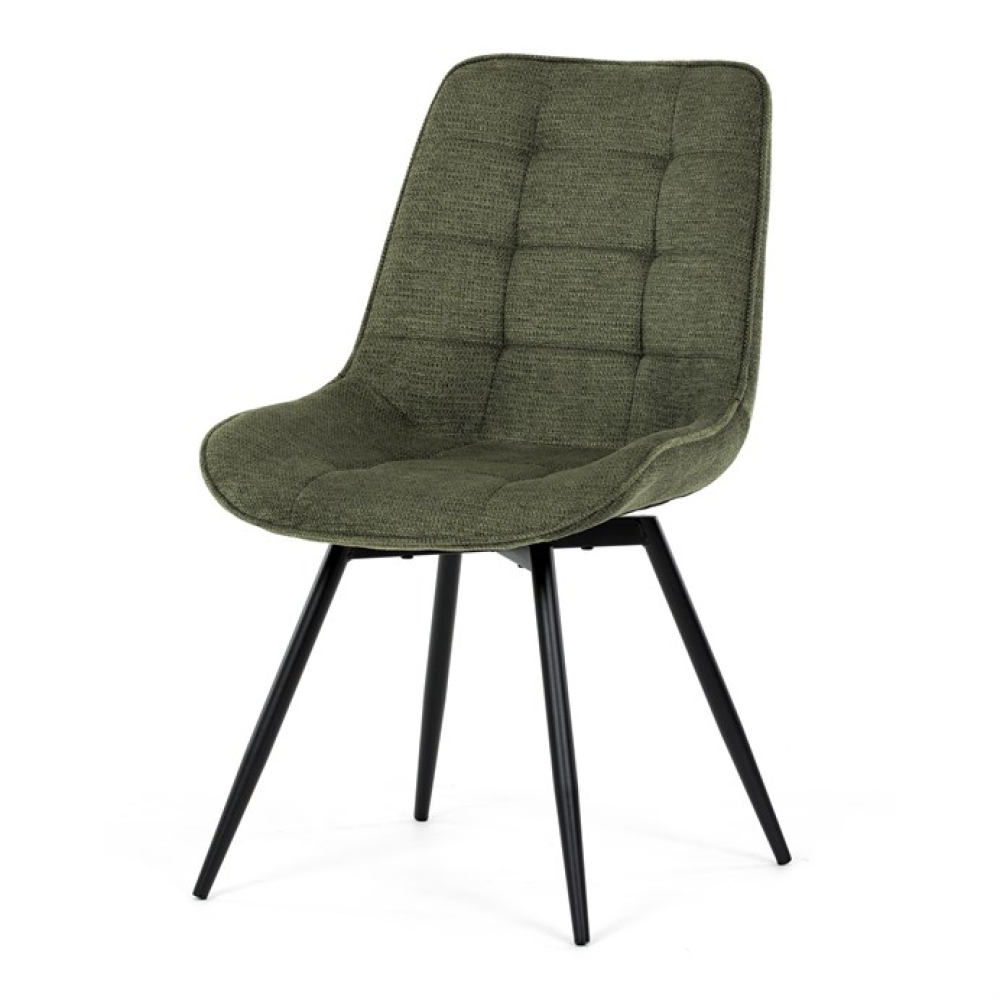 HC-T1130 GRN2 - Jídelní židle, zelená, látka, HC-T1130 GRN2