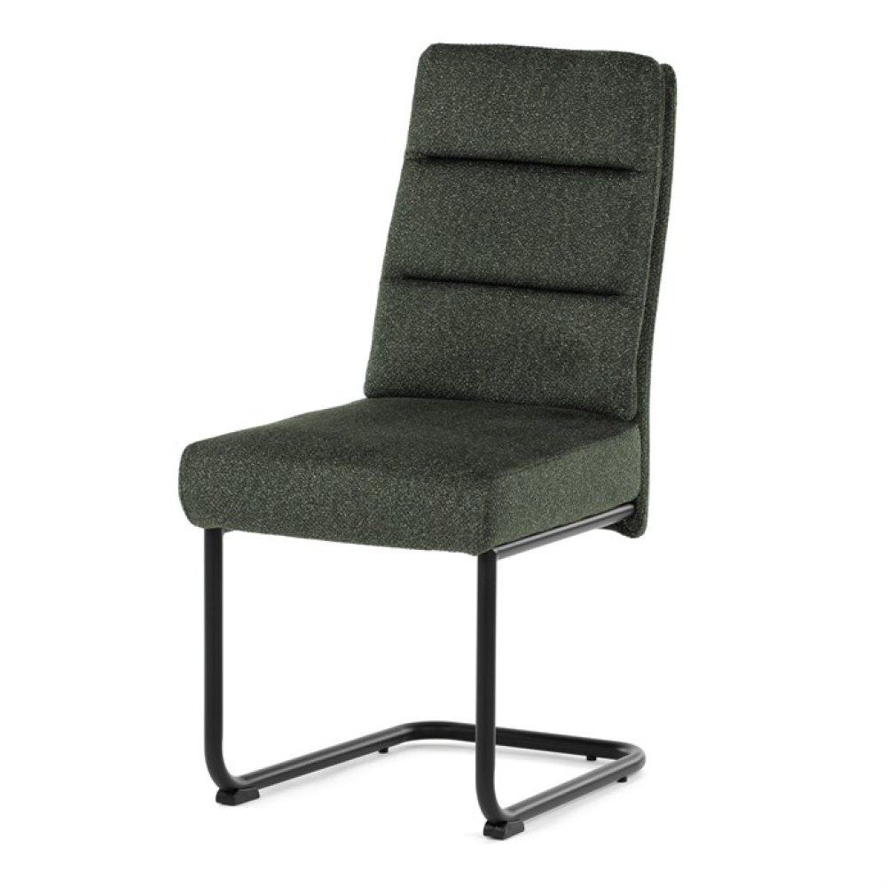 DCL-P3107 GRN2 - Jídelní židle, zelená, látka, DCL-P3107 GRN2