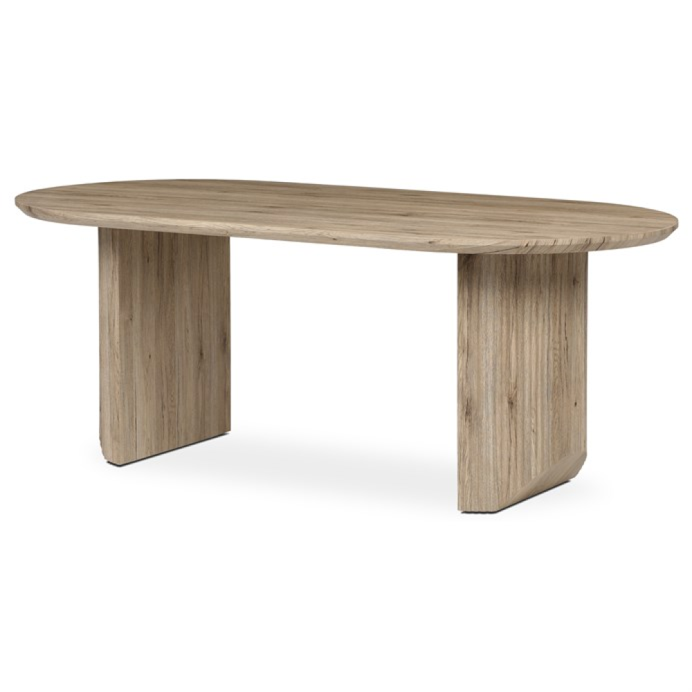 HT-W1578 SRE - Jídelní stůl 200x100cm, mdf, dub san remo, HT-W1578 SRE