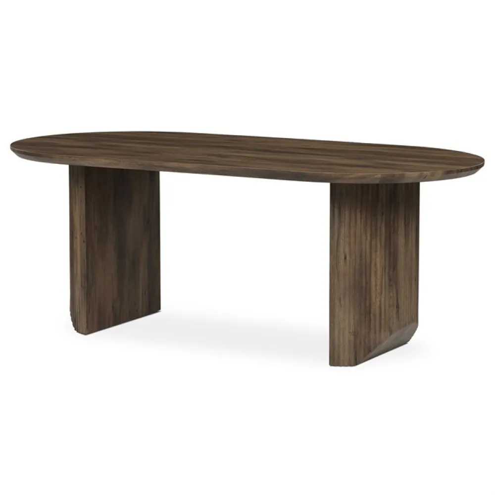 HT-W1578 WAL - Jídelní stůl 200x100cm, mdf, ořech, HT-W1578 WAL