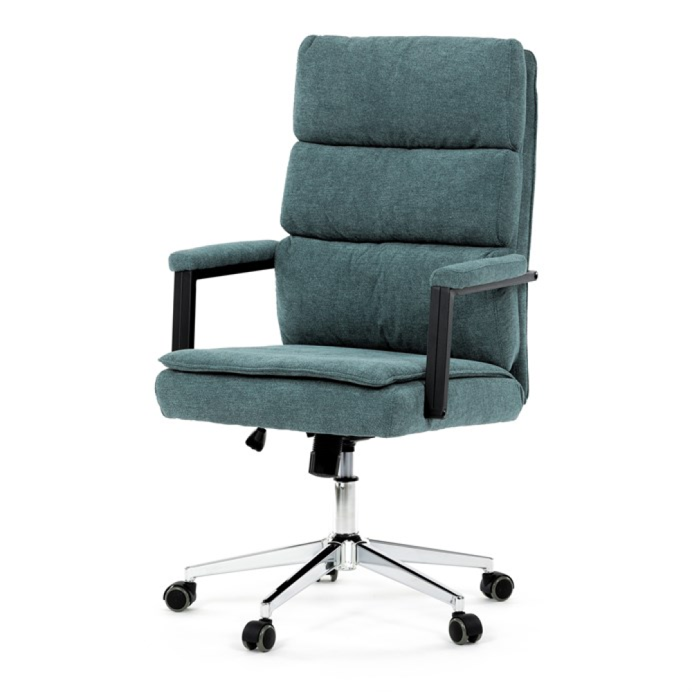 KA-D8204 GRN2 - Kancelářské křeslo, houpací mechanismus, zelená látka, KA-D8204 GRN2