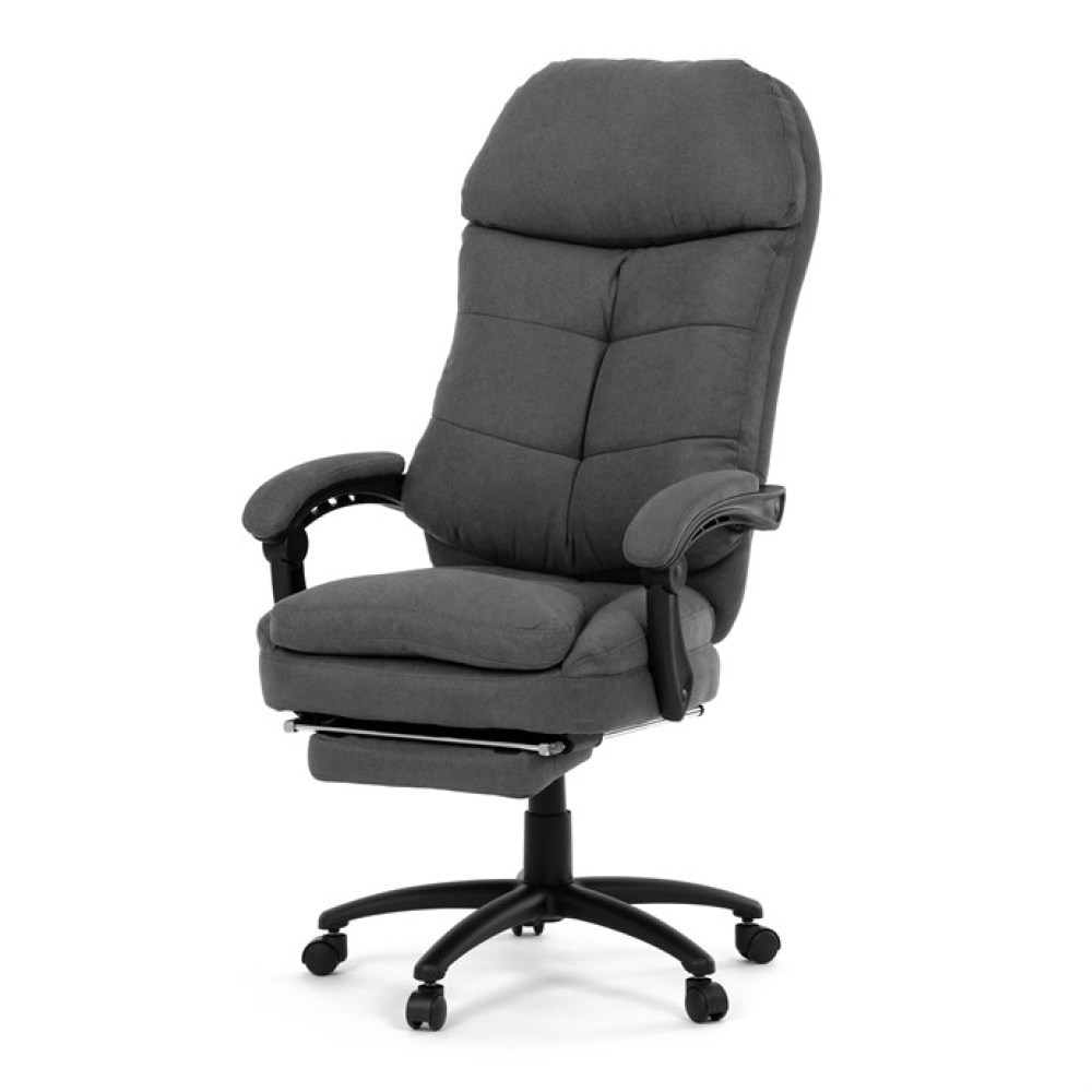 KA-F1251 GREY2 - Kancelářské křeslo, synchronní mechanismus, šedá látka, KA-F1251 GREY2