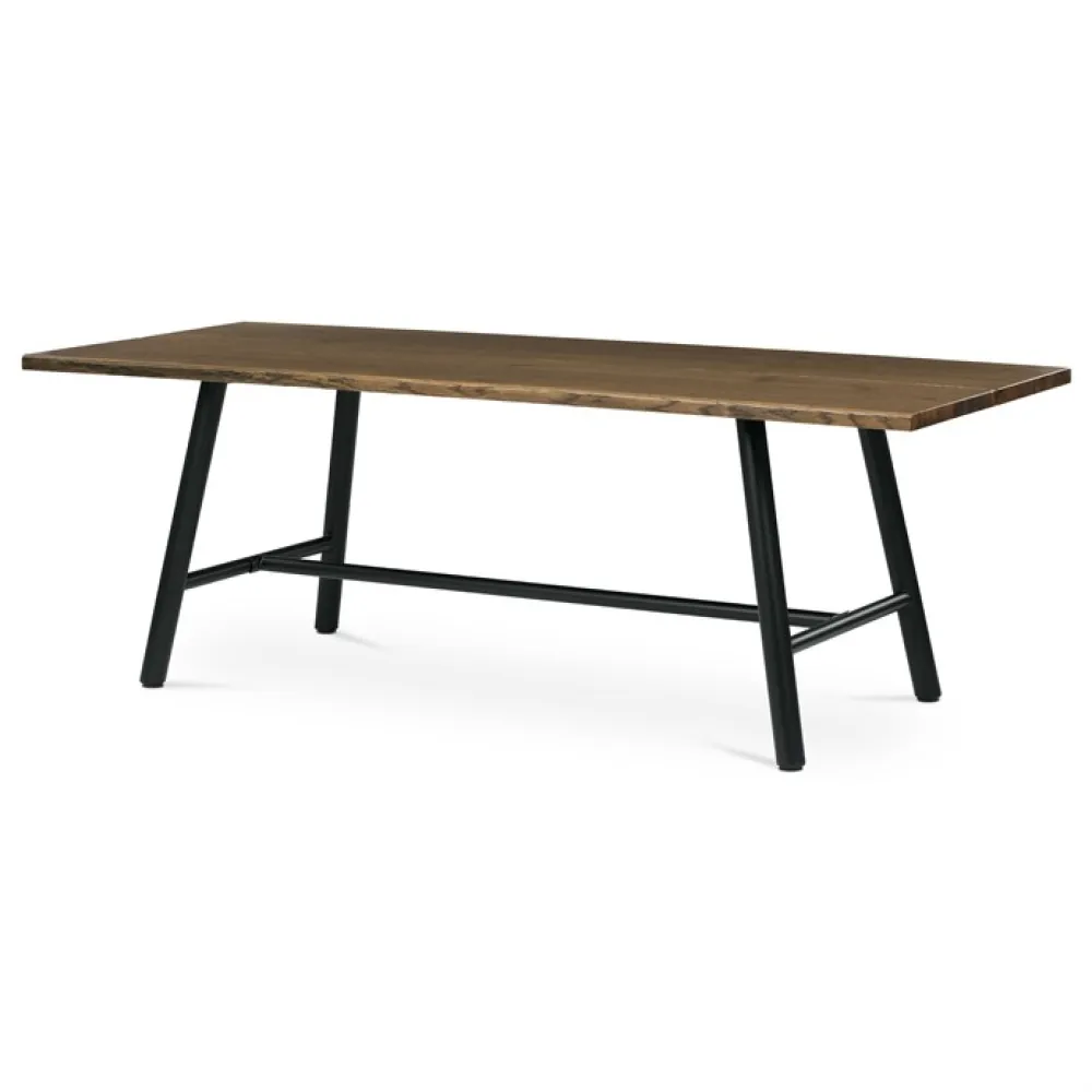 HT-T1822 WAL - Jídelní stůl 220x90cm, dýha, ořech, HT-T1822 WAL