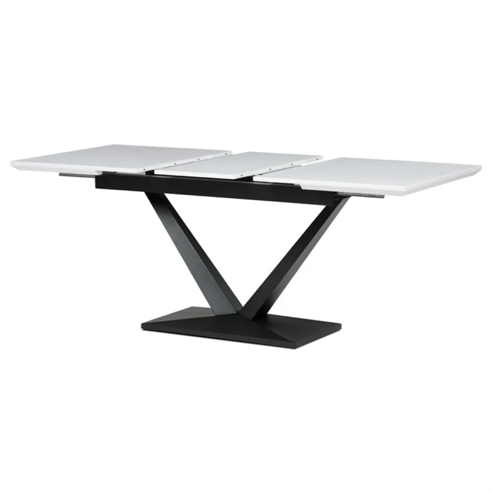HT-W1630 WT - Jídelní stůl rozkládací 140-180x85 cm, mdf HT-W1630 WT