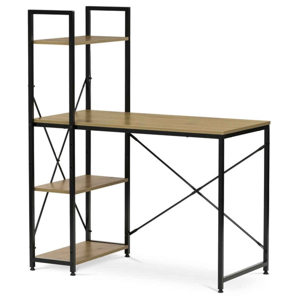 GD-512 OAK - Pracovní stůl 100x48cm, mdf, dub, GD-512 OAK