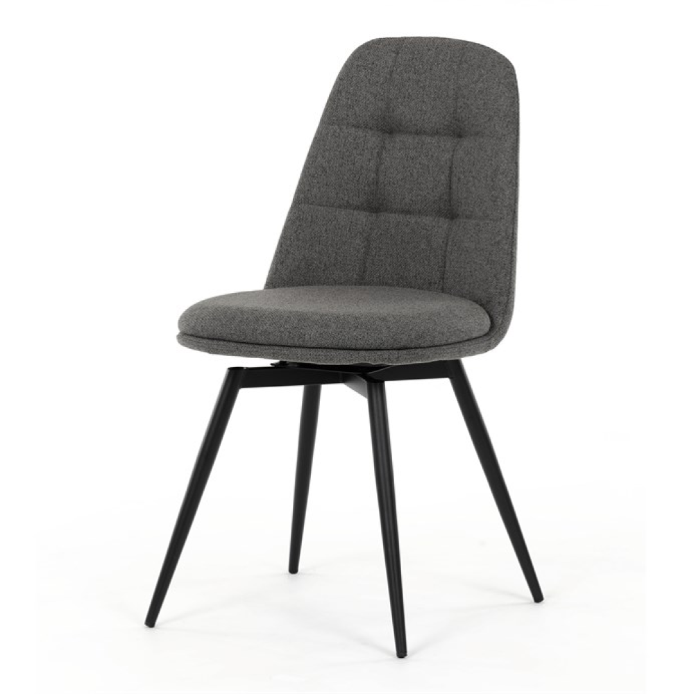 DCL-V2040 GREY2 - Jídelní židle, šedá, látka, DCL-V2040 GREY2
