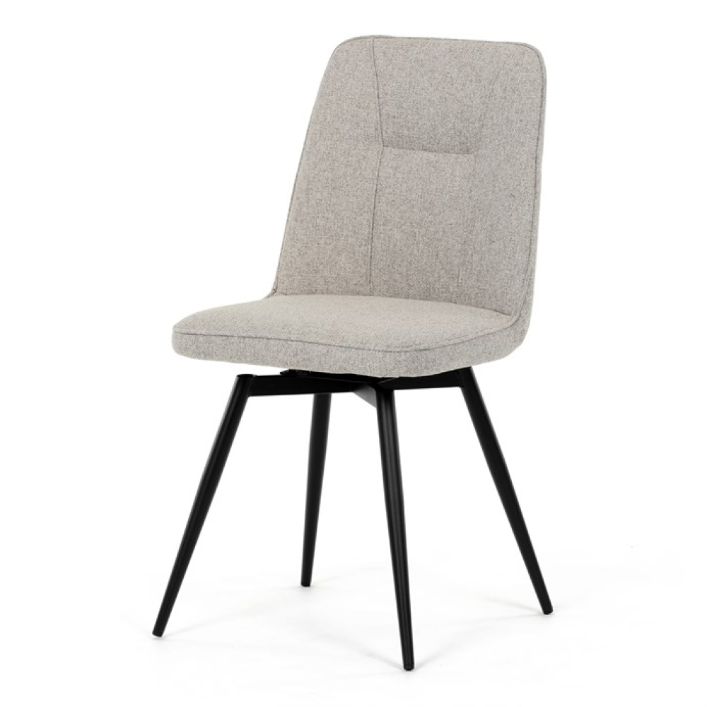 DCL-V2052 CRM2 - Jídelní židle, béžová, látka, DCL-V2052 CRM2