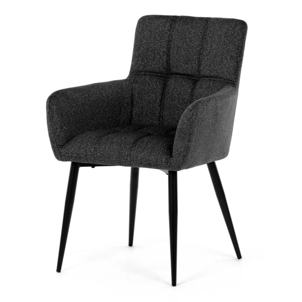 DCH-P3146 GREY2 - Jídelní židle, šedá, látka, DCH-P3146 GREY2