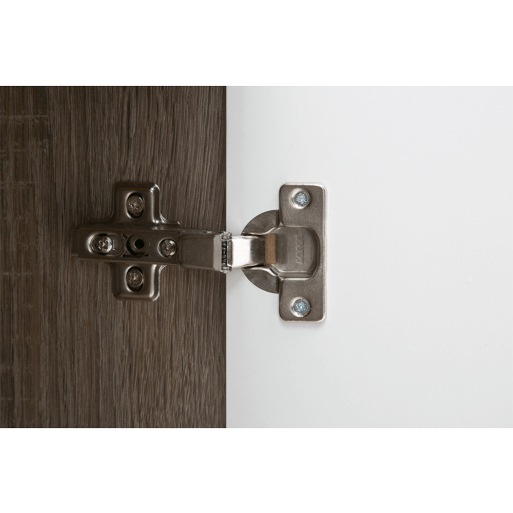 Komoda, bílá extra vysoký lesk HG/dub sonoma truflový, LYNATET 40