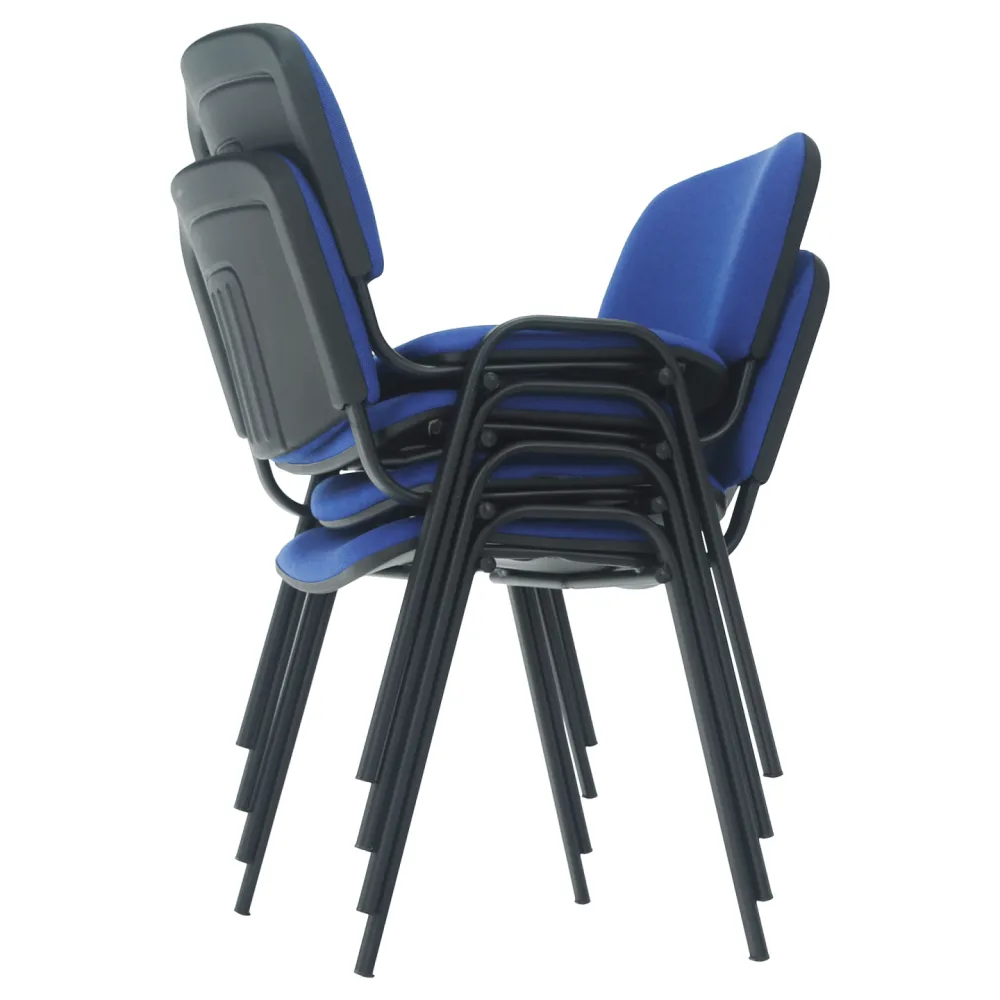 Židle, modrá, ISO NEW